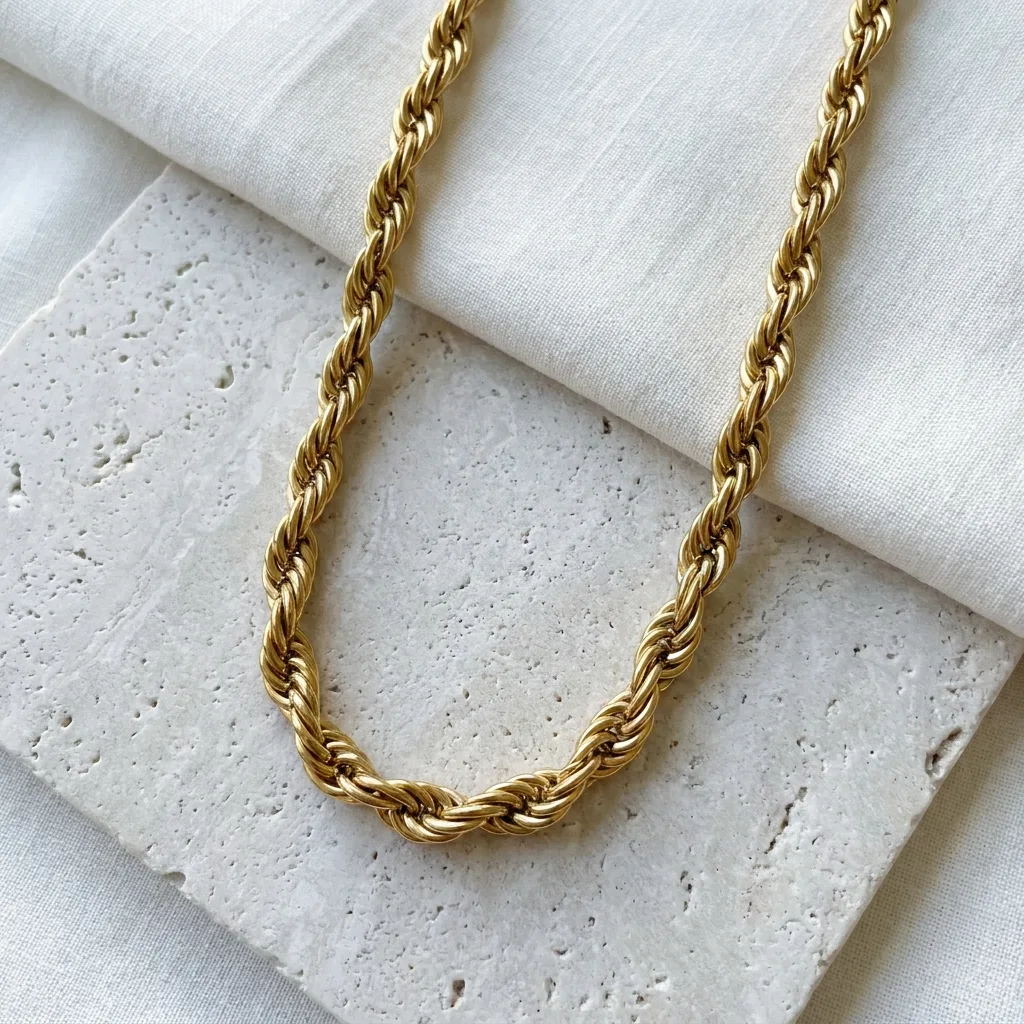 Chunky Rope Chain Necklace