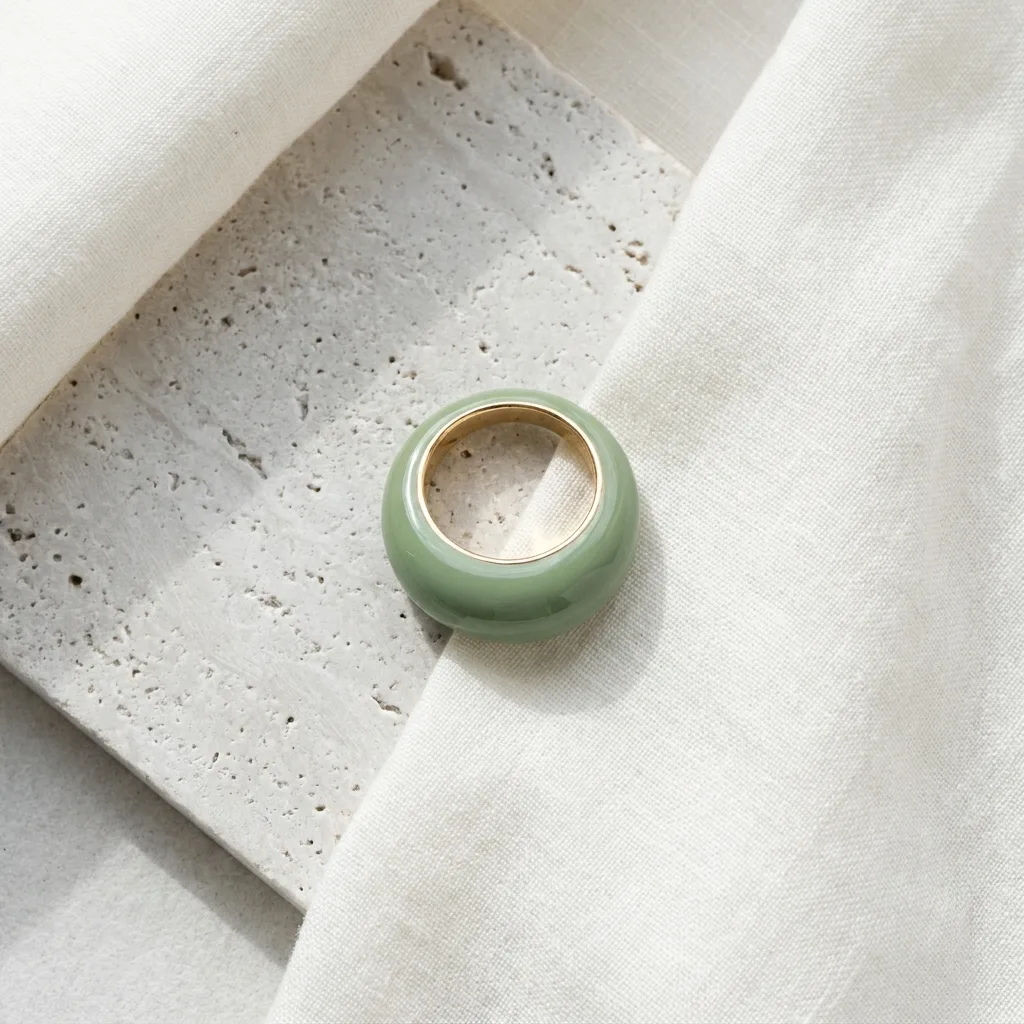 Enamel Chunky Ring