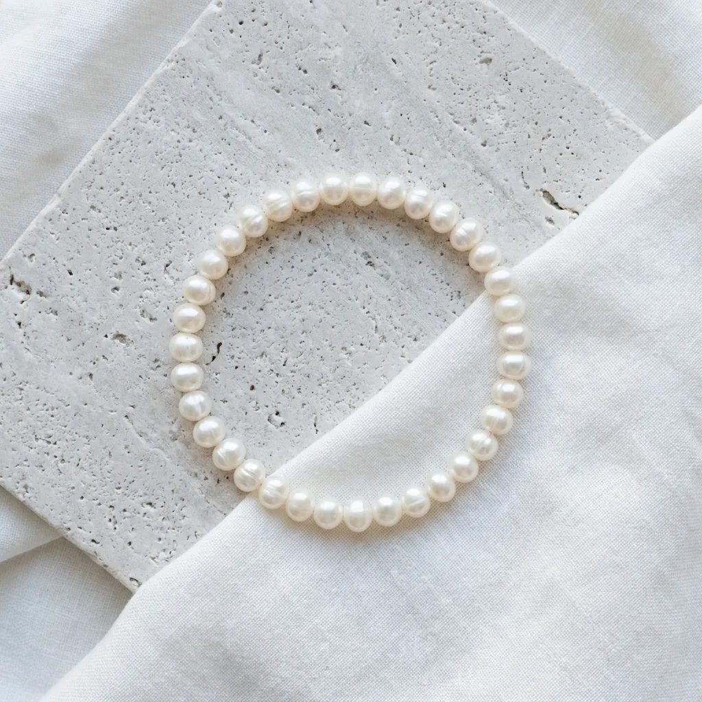 Cultured Freshwater Pearl Stretch Bracelet