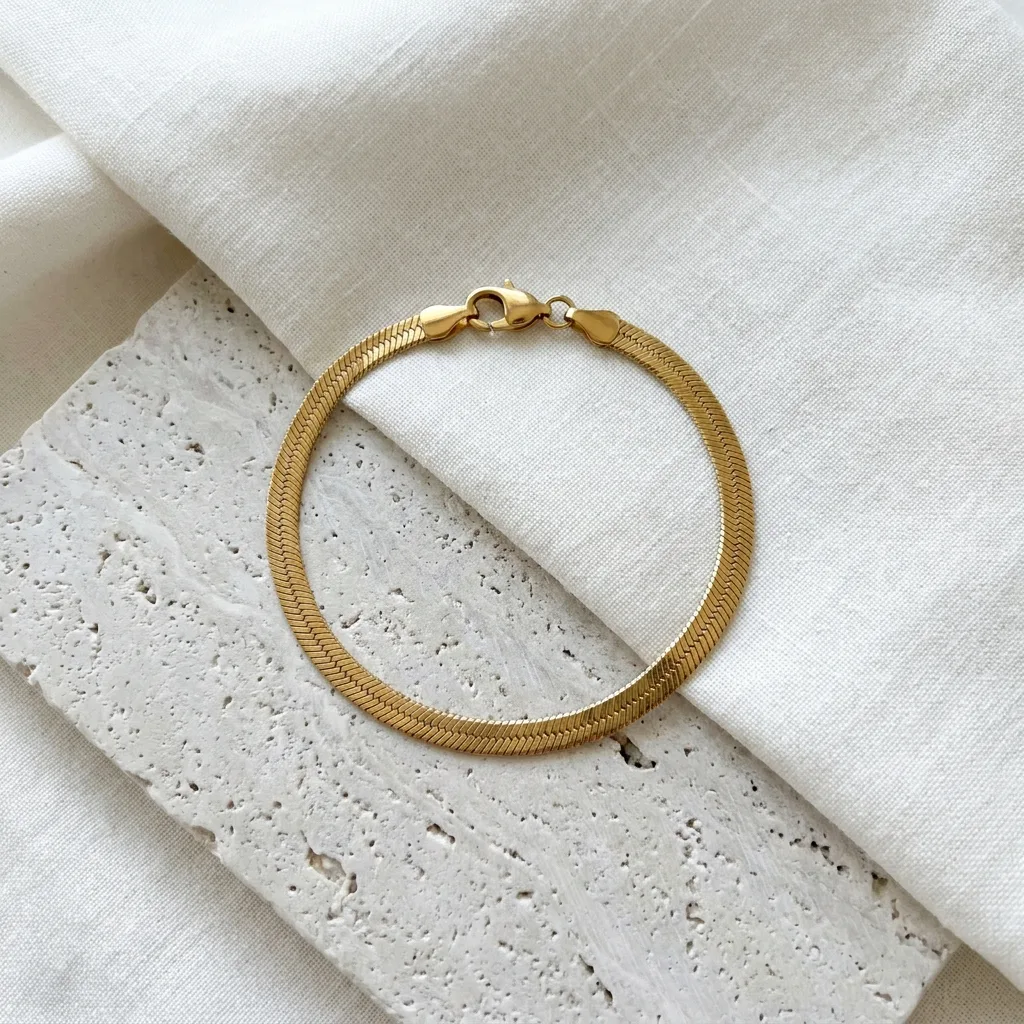 Herringbone Chain Bracelet