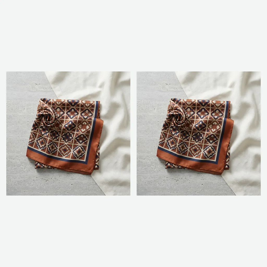 Large Satin Twill Square, 90cm