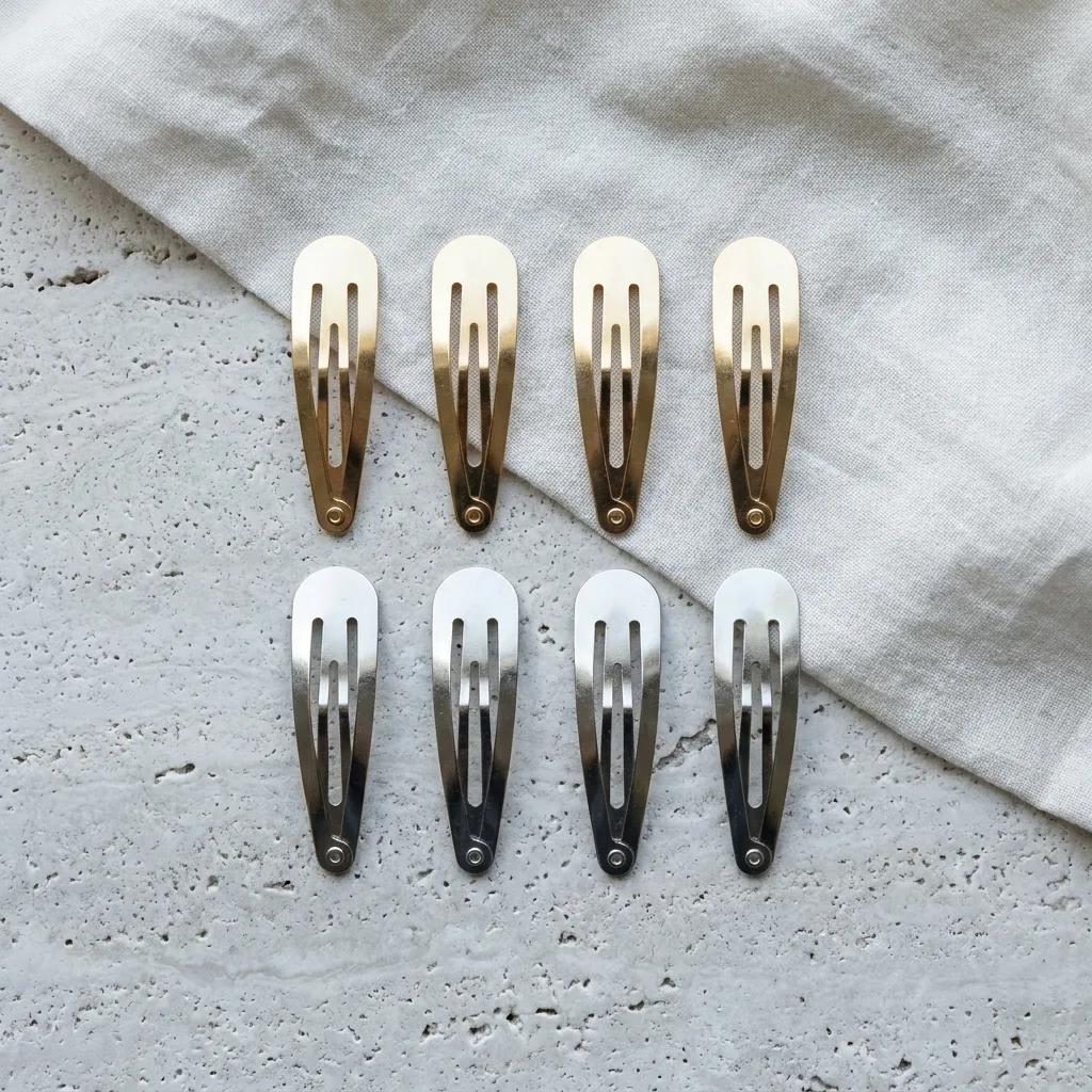 Metal Snap Clips, Set of 8