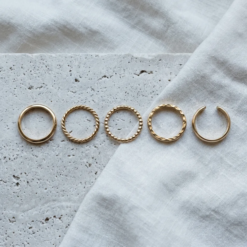Stacking Rings, Set of 5