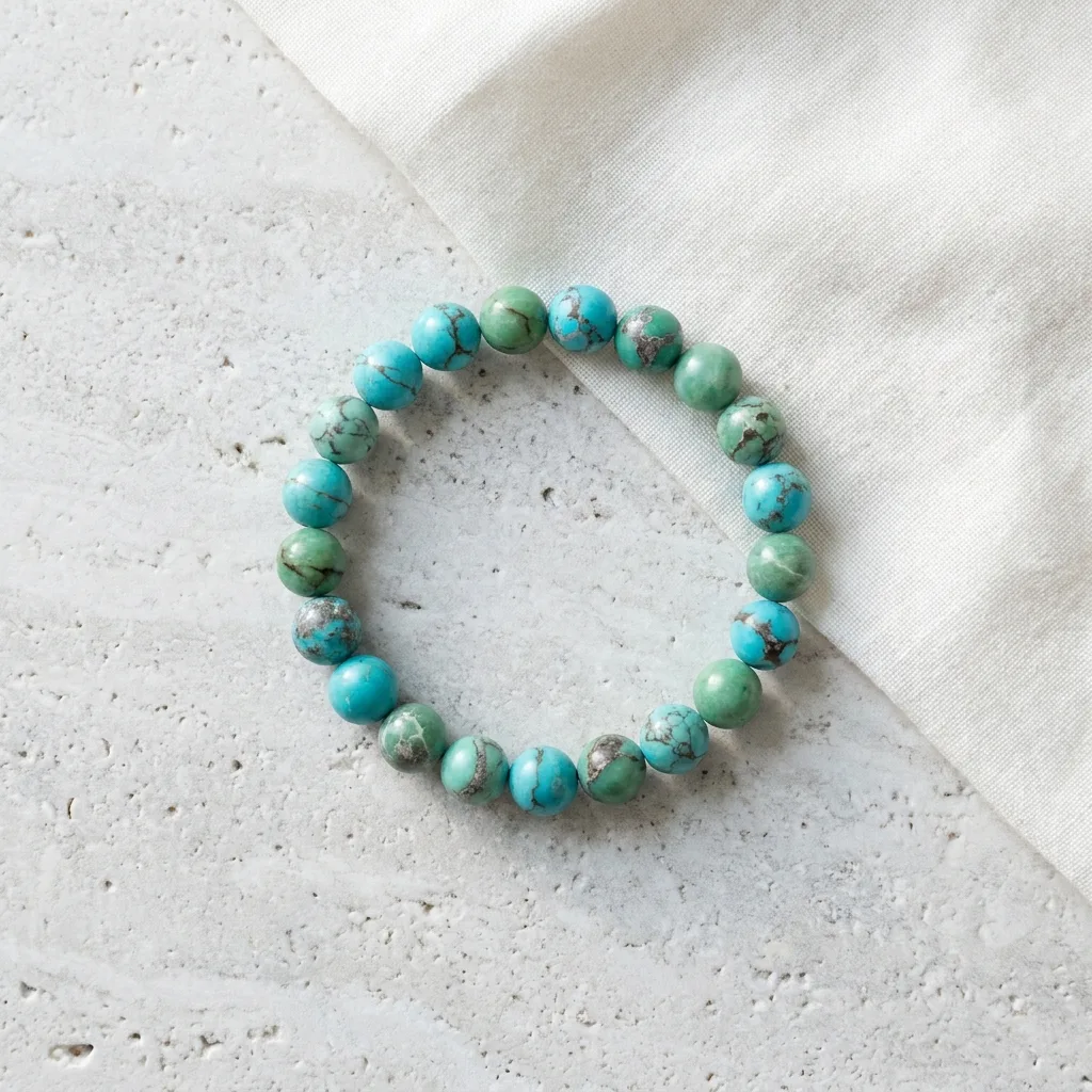 Turquoise-Tone Bead Bracelet, Add-On (Reduced)