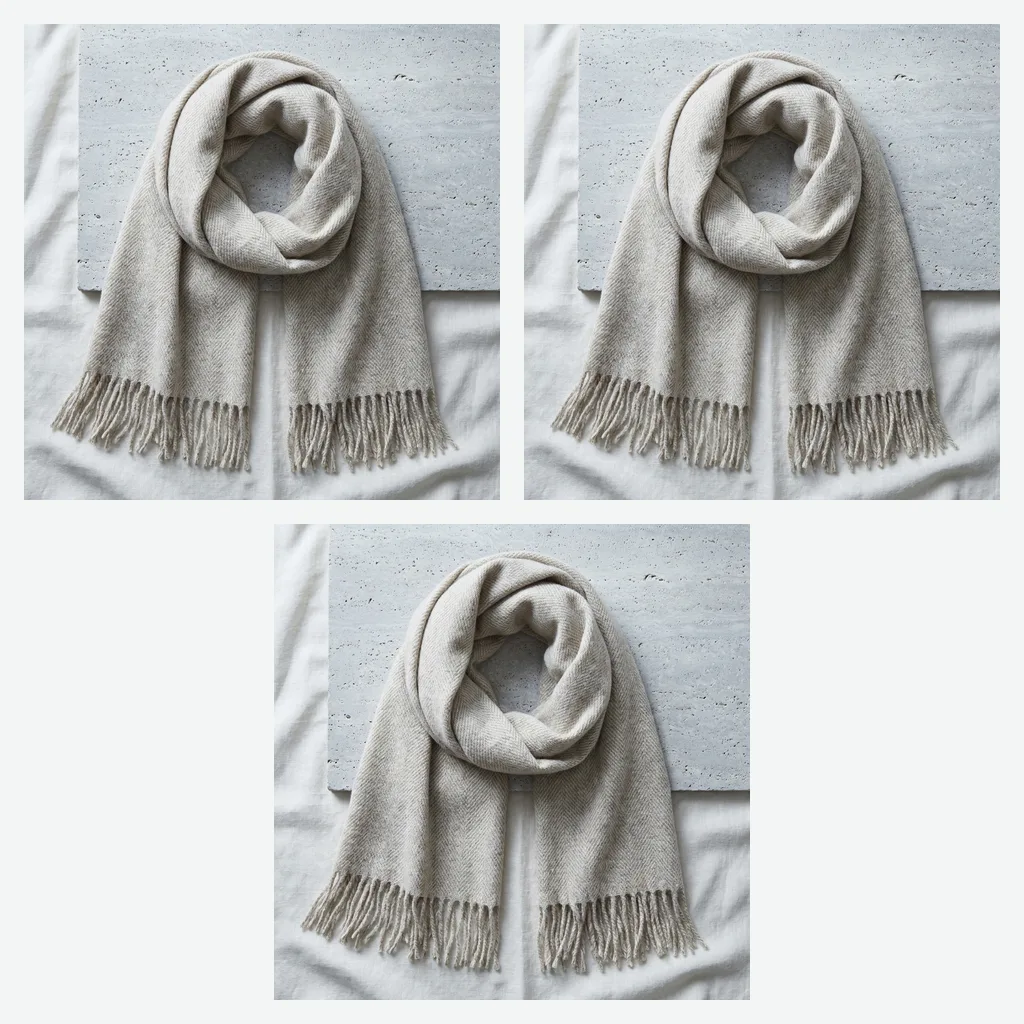 Wool-Blend Cape Wrap